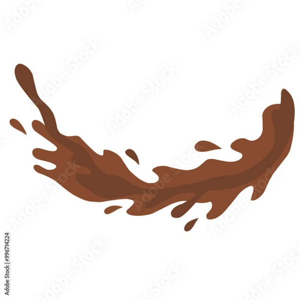 Fototapeta Chocolate Splash Vector