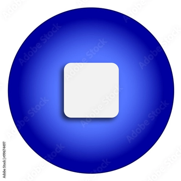 Obraz Stop button
