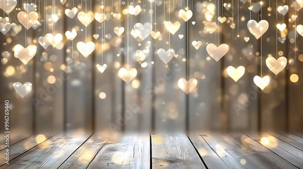 Fototapeta Heart Shapes Collection: A Stunning Visual Array of Black, Red, Wooden, and Floating Hearts Symbolizing Love, Passion, and Romance in Abstract and Artistic Expressions