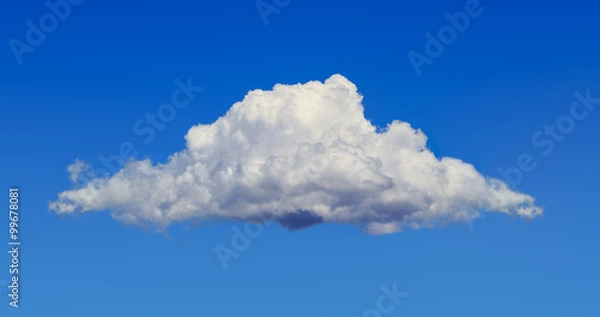 Fototapeta white cloud and blue sky