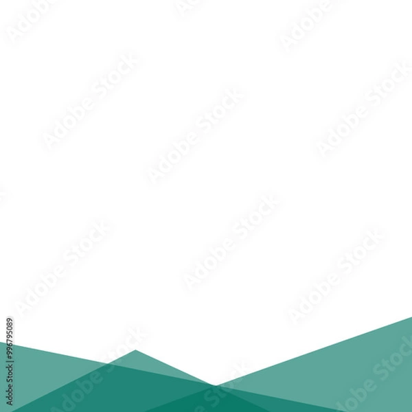 Obraz Geometric Bottom Page Border