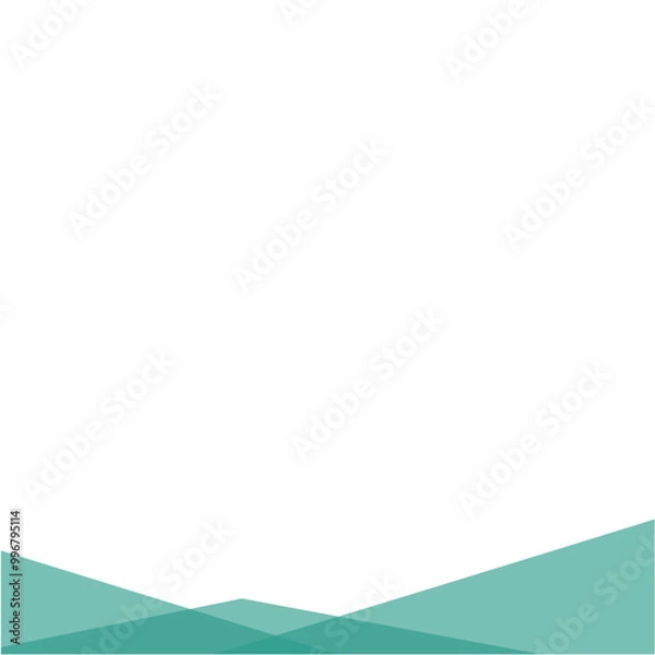 Obraz Geometric Bottom Page Border