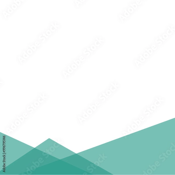 Obraz Geometric Bottom Page Border