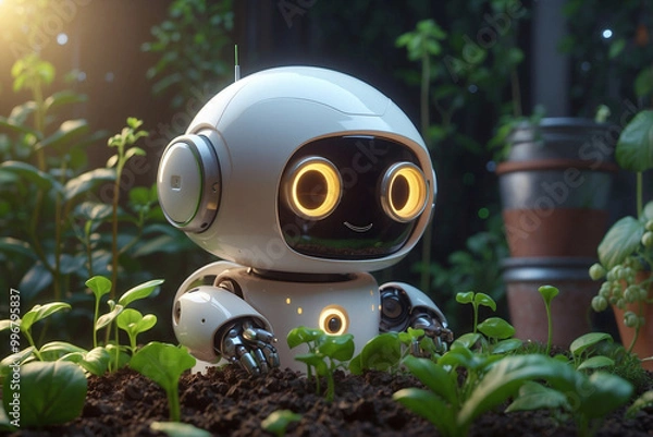 Fototapeta 3d render of a person wearing a mask with a butterfly