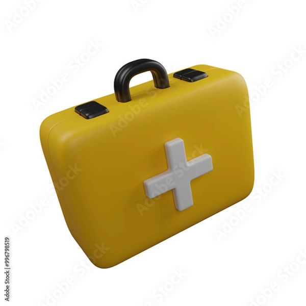 Obraz 3d render  First Aid Kit  illustration