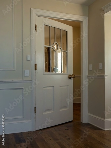 Fototapeta Another view of an open door to a new home.