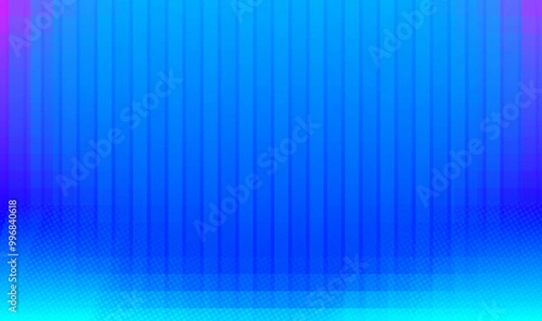 Fototapeta Modern colorful Blue gradient background with lines, Full frame Wide angle banner for social media, flyers, ebooks, posters, online web Ads, brochures and various design works