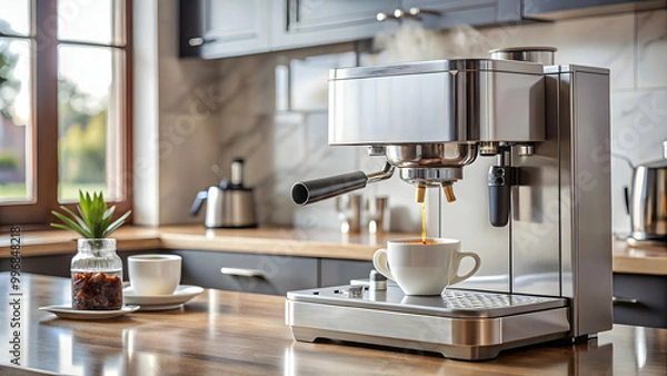 Fototapeta espresso machine and coffee maker