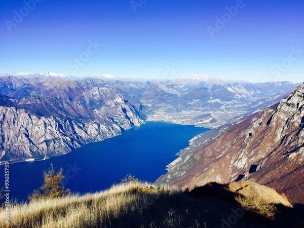 Obraz panorama lago garda
