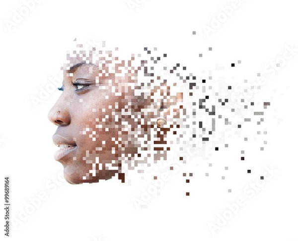 Fototapeta Double exposure portrait