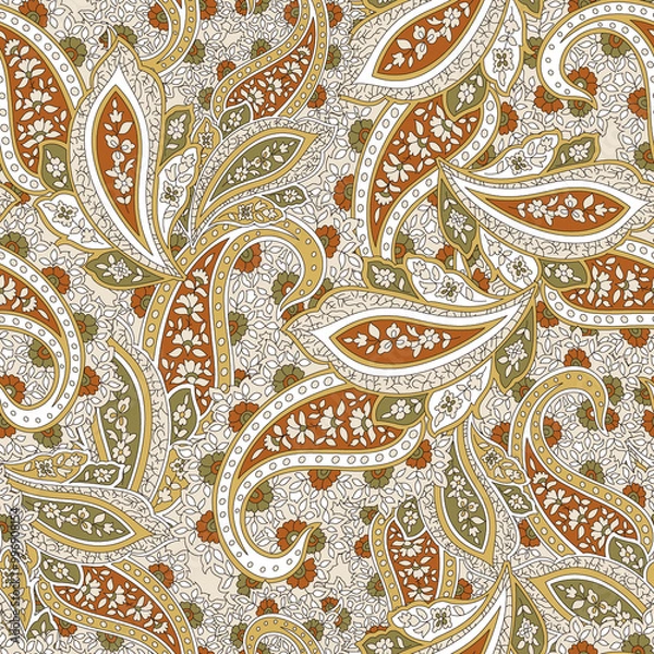 Fototapeta seamless texture, pattern. background with floral elements. vintage pattern.