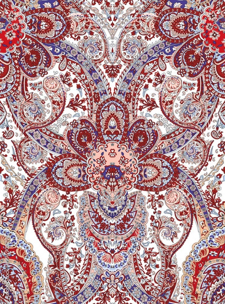 Fototapeta seamless texture, pattern. background with floral elements. vintage pattern.