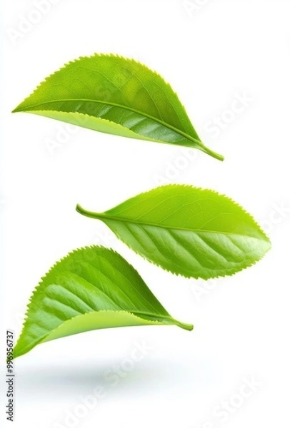 Fototapeta Drink made from dissolved floating tea leaves.