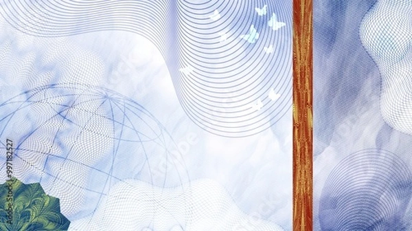 Obraz Modern Banknote Pattern