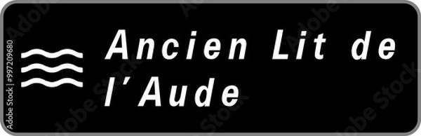 Obraz Panneau Ancien Lit de l'Aude