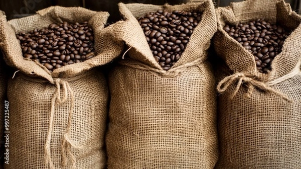 Obraz Coffee Beans Cafe Background
