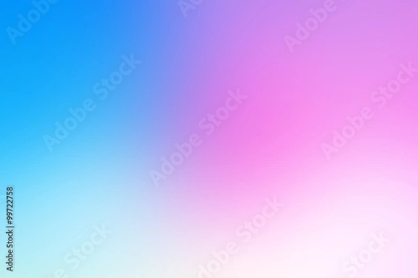 Fototapeta blur background - abstract color design - pink and blue - trend colors rose quartz and serenity