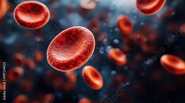 Fototapeta Understanding hemoglobin deficiency and red blood cell anemia a comprehensive overview