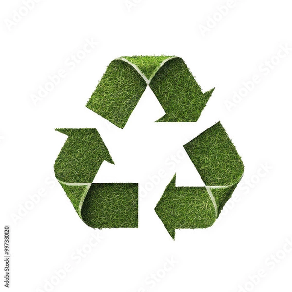Fototapeta Recycling Symbol with Tree Graphic