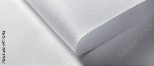Fototapeta Close-up of White Fabric Texture