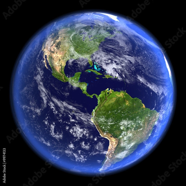 Obraz Earth Model 3d