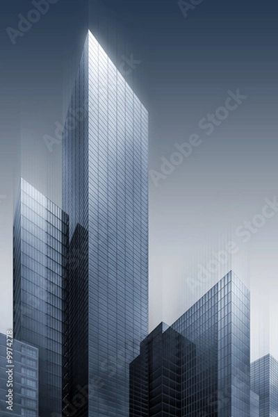 Obraz 3d abstract skyscrapers
