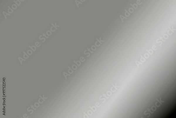 Fototapeta Silver metal gradient background color template. Silver grunge background, trendy template with elegant design concept.