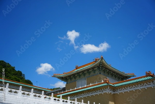 Fototapeta 맑은 날의 대만 국립고궁박물원