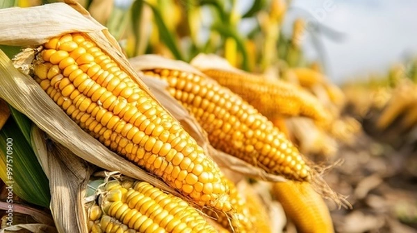 Fototapeta The harvesting and storage of agricultural crops is a crucial process that ensures food security and quality preservation. 