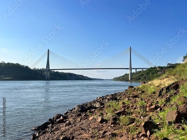 Fototapeta アルゼンチン イグアス 3カ国国境地点