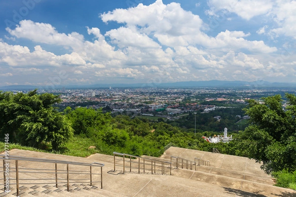 Obraz City scenery from Hat Yai public park view