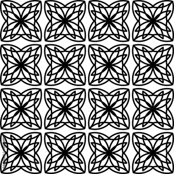 Fototapeta Vector Geometric Seamless Patterns Collection