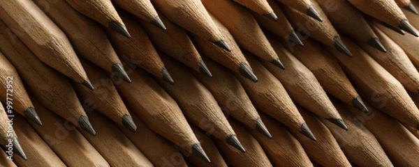 Fototapeta Graphite pencils - Banner/Header edition