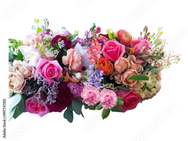 Fototapeta Flower Image on Transparent Background