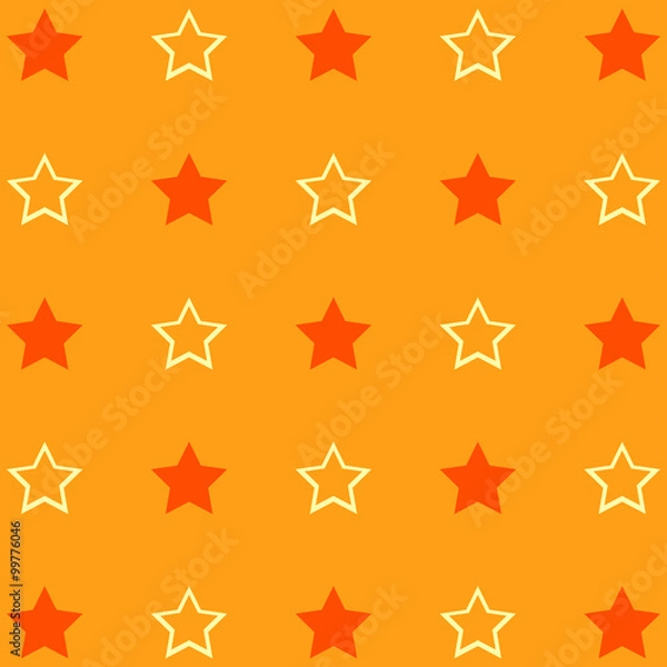 Obraz Pattern with stars vector