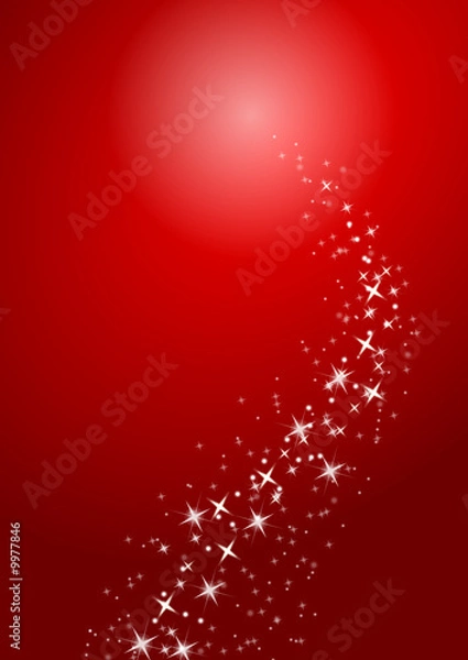 Fototapeta red merry christmas background