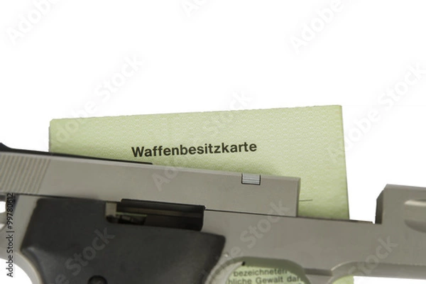 Obraz Waffenbesitzkarte
