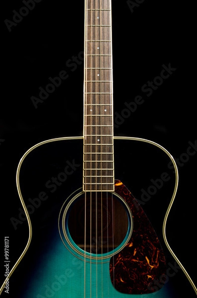 Obraz Gitara na czarno