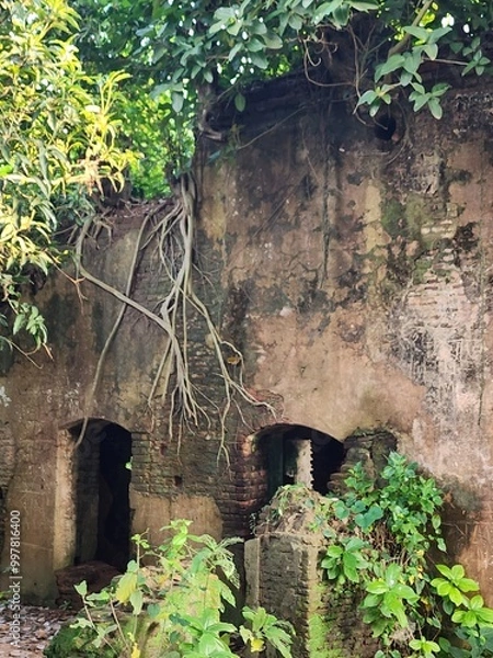 Obraz Historic Broken King’s House Ruins from 19th Century