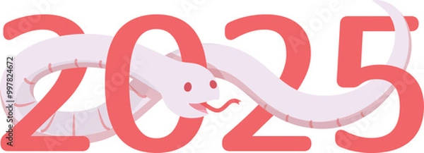 Fototapeta 2025年　巳年