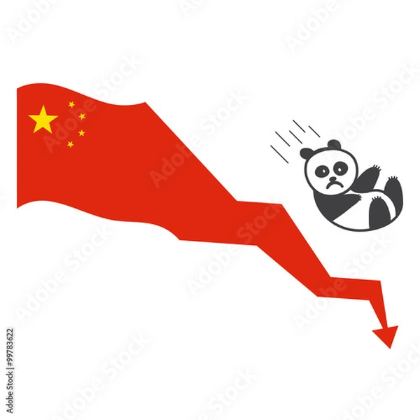 Obraz Chinas economy bubbles