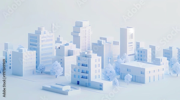 Fototapeta buildings in the city