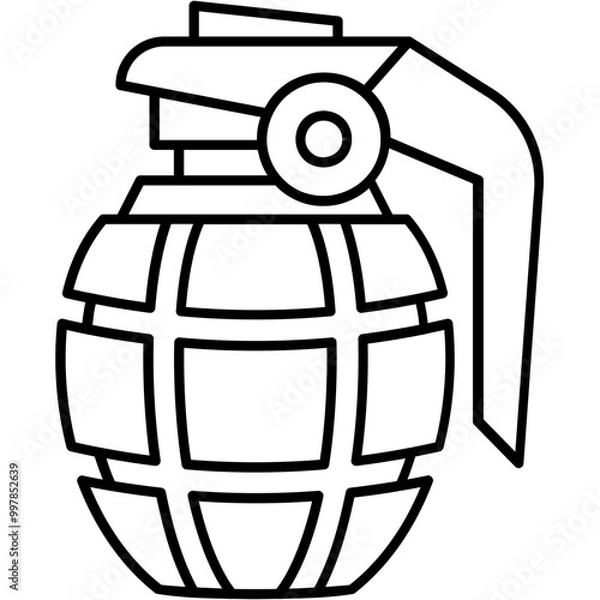 Fototapeta Grenade Icon