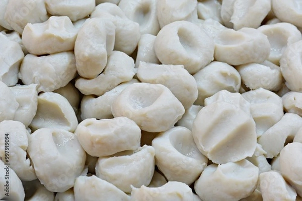 Fototapeta Fish balls are very appetizing.