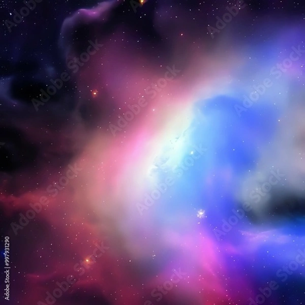 Fototapeta Vivid Space cloud of stars Galaxia. Cosmic Night Starry. Astronomy in Universe Science. Background Wallpaper of a supernova.
