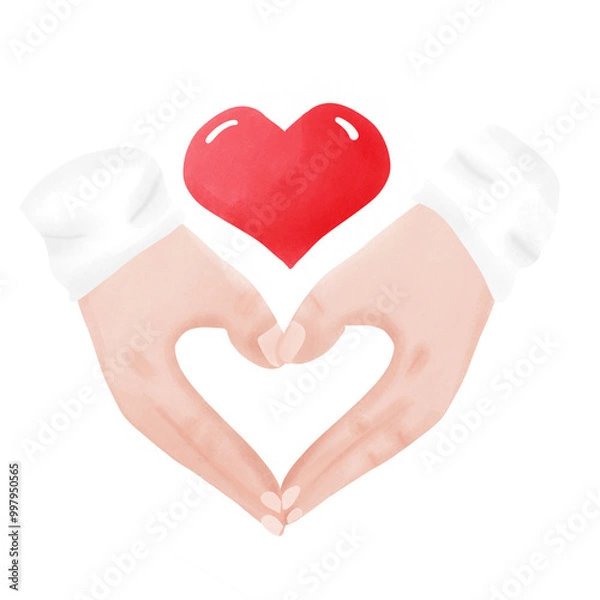 Obraz heart in hands