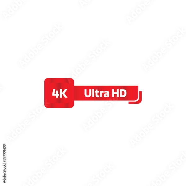 Fototapeta 4K Ultra HD icon Fully Editable Vector