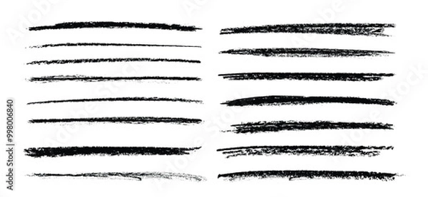 Obraz Grunge paint lines collection