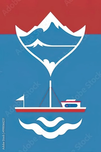 Fototapeta Logo Yacht Club