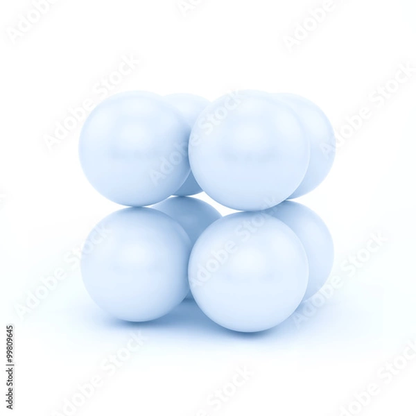 Fototapeta 3D concept illustration. Vector template.